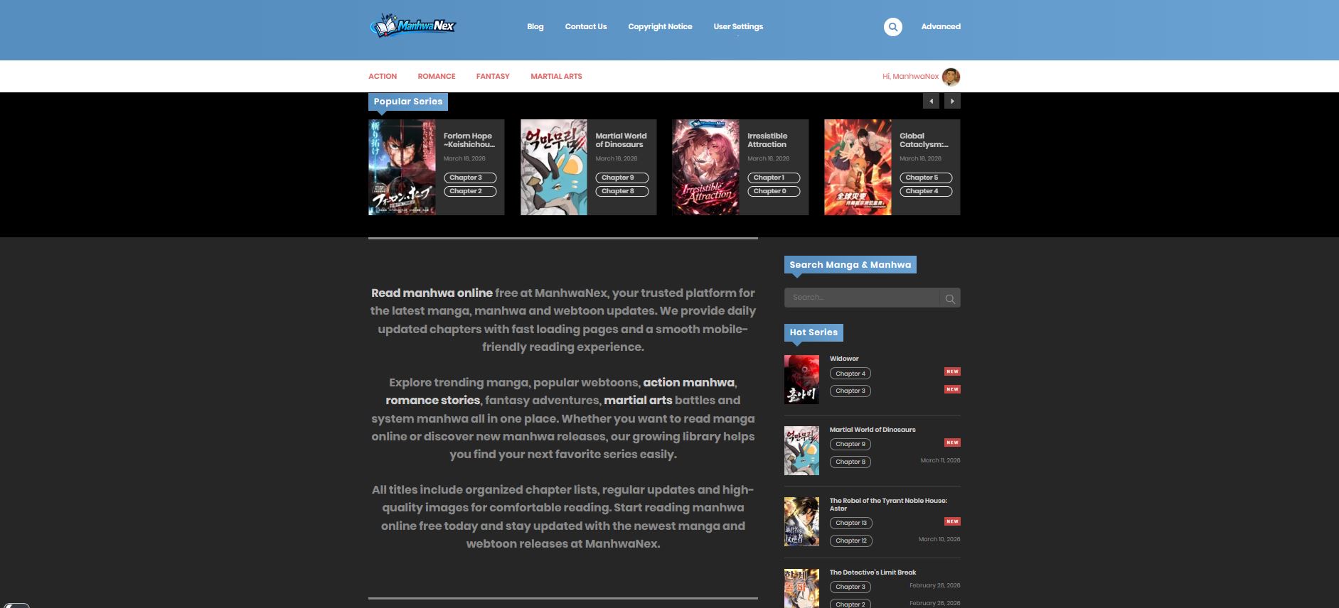 Read Manhwa Online Free